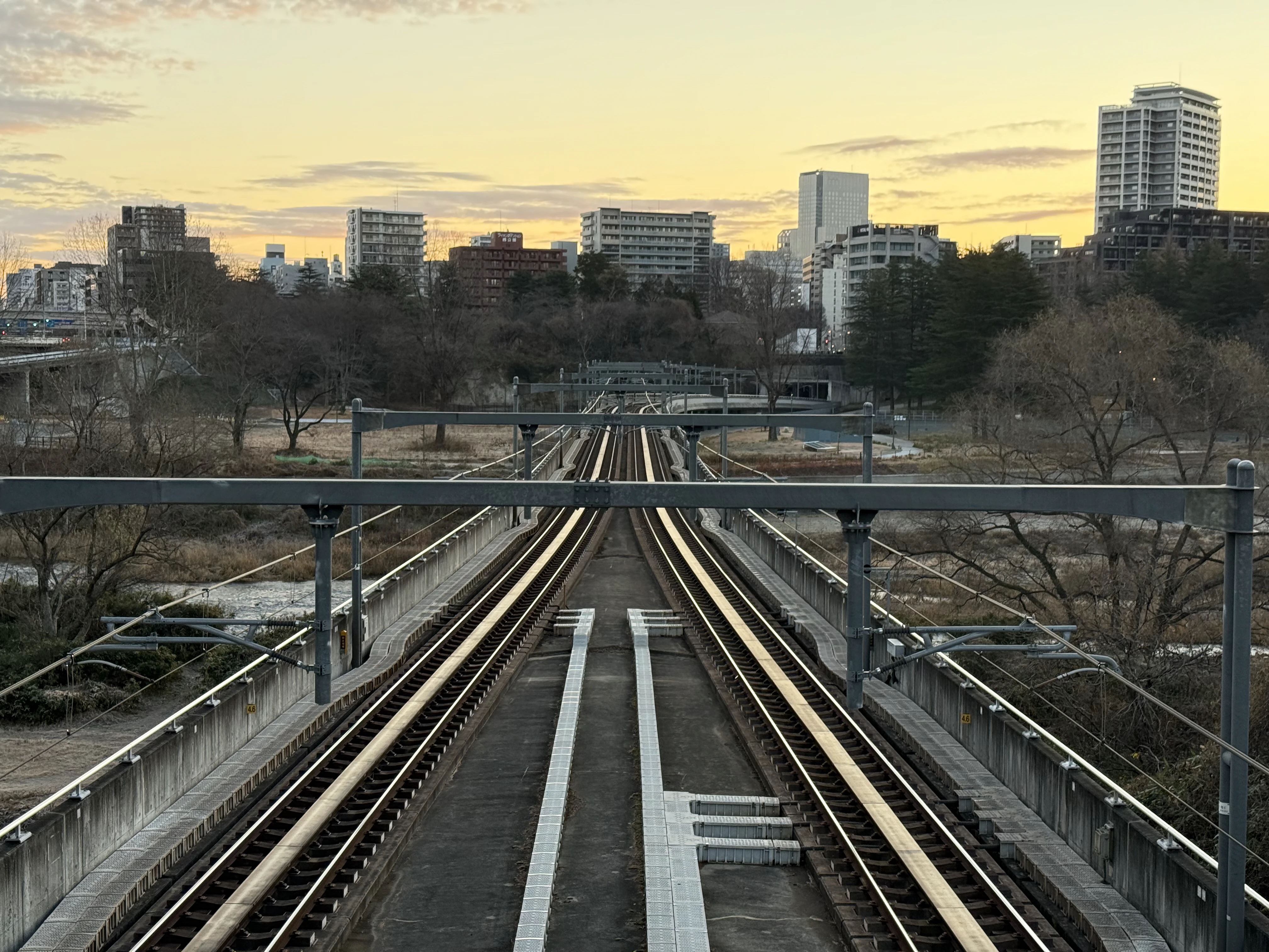 東西線のレール